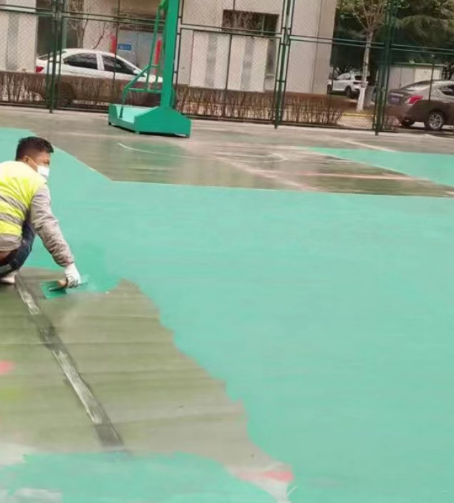 虹口球场地面翻新